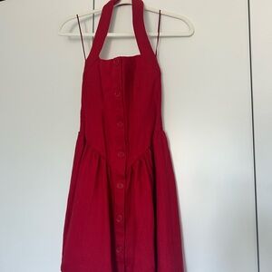 Reformation Red Mini Dress